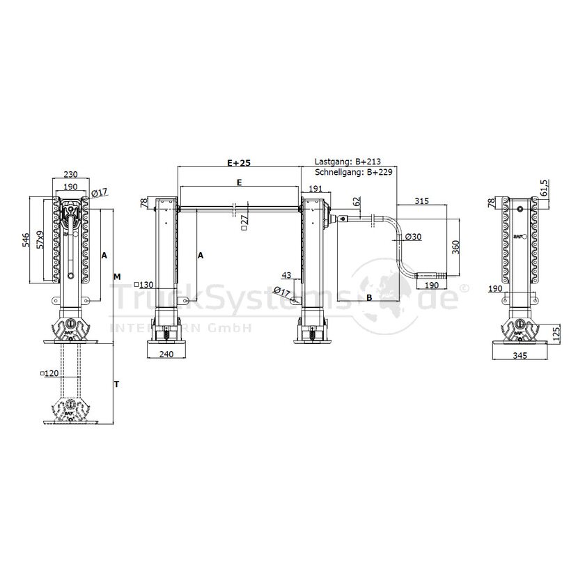 SAF Stützwindensatz Hercules 03389006200