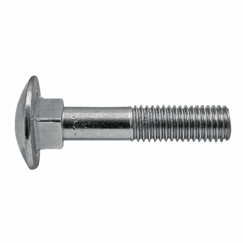 Schlossschraube DIN603 verzinkt M08x060 VE:50  - 487603101WR - 4059139129416