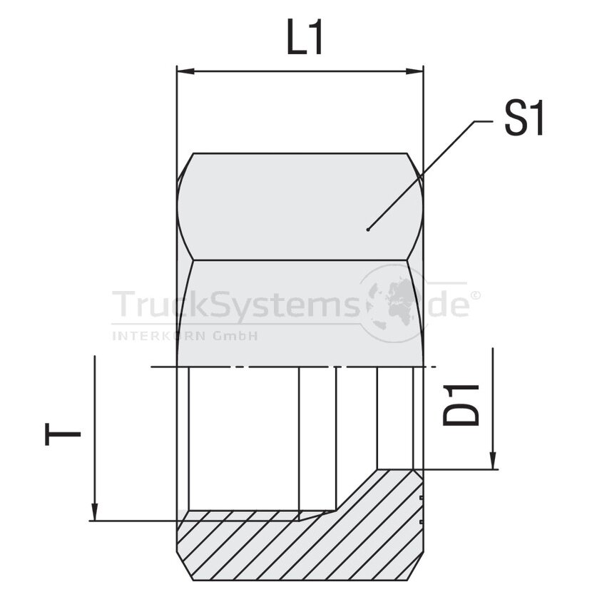 Überwurfmutter M10L - 81602874