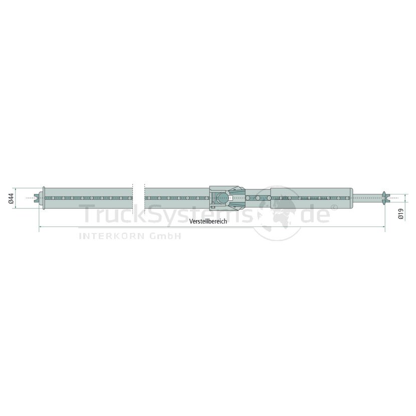 allsafe Rundsperrstange Vollb. KIM 44 Profi - 511110-0002 - 5111100002