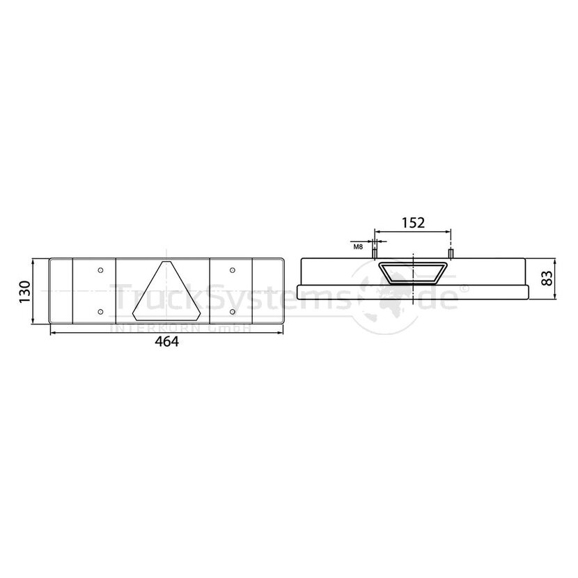 VIGNAL Heckleuchte LC7 links  - 168770