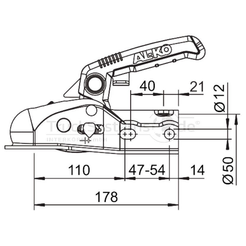 AL-KO Kugelkupplung Typ AK 270  - 1730084