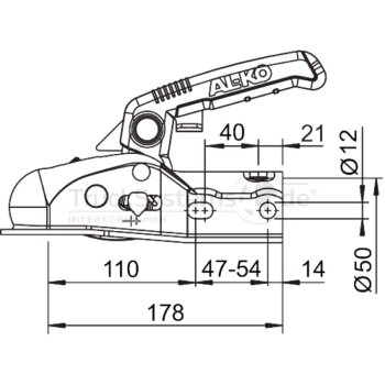 AL-KO Kugelkupplung Typ AK 270  - 1730084