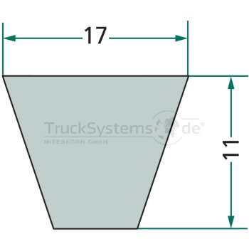 OPTIBELT Keilriemen PTS technisch  - 17 X 2000 SAP3 - 17...