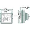 HELLA Scheinwerfer links rechts - 1AA 004 109-001 - 1AA004109001