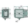 HELLA Scheinwerfer H4 links Breite 247mm - 1EA 007 108-011 - 1EA007108011