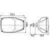 HELLA Hauptscheinwerfer links H7/H3 Combi 220 - 1EE 996 174-211 - 1EE996174211