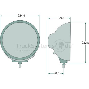 HELLA Fernscheinwerfer - 1F8 007 560-201 - 1F8007560201