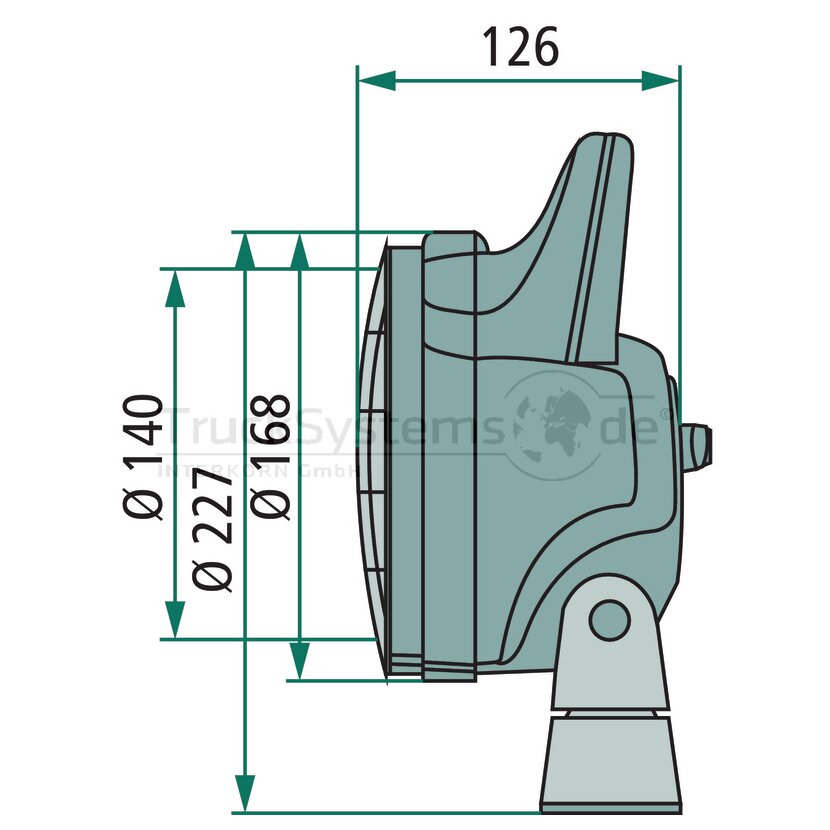 HELLA Hauptscheinwerfer Matador - 1G4 003 470-031 - 1G4 003 - 1G4003470031