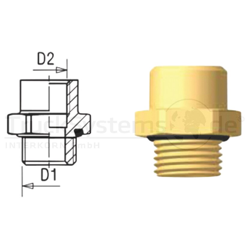 RAUFOSS COUPLINGS Adapter 6237678