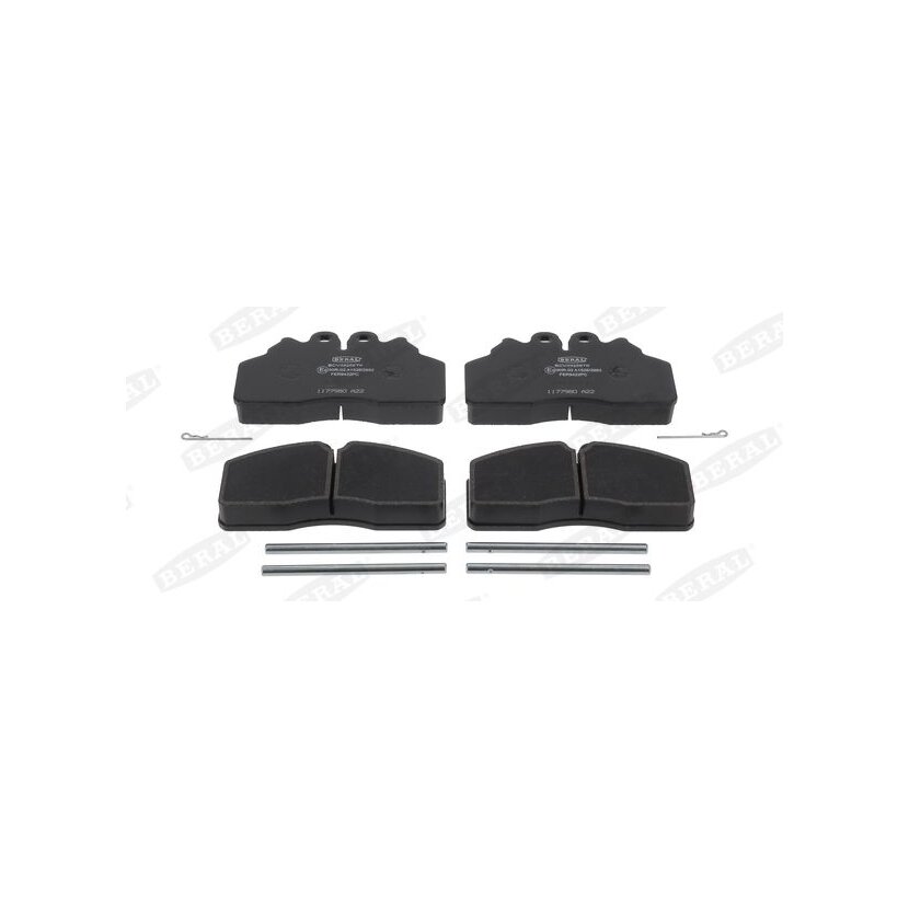 BERAL Bremsbelagsatz, Scheibenbremse BCV29256TK für 2996518