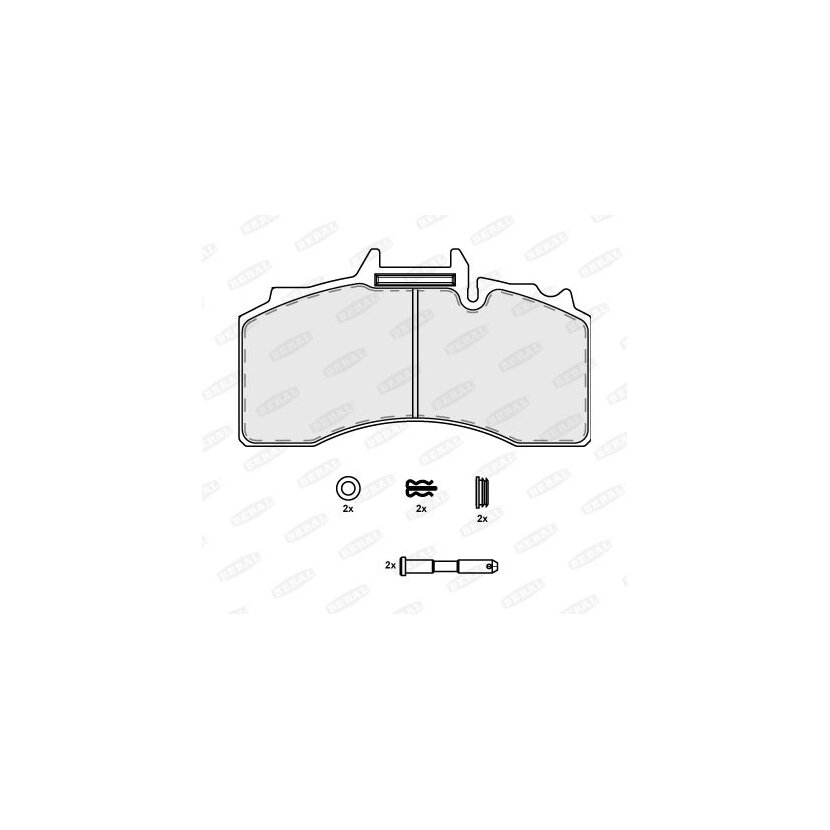 BERAL Bremsbelagsatz, Scheibenbremse BCV29228TK für 0509290130