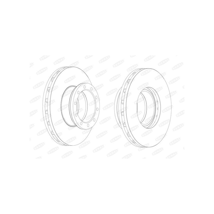 BERAL Bremsscheibe BCR151A für AMPA 014