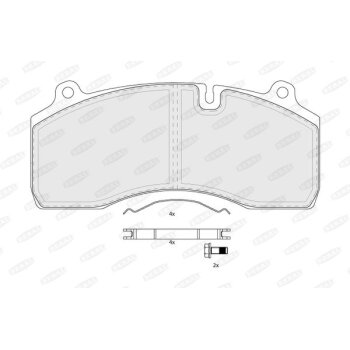BERAL Bremsbelagsatz, Scheibenbremse BCV29181TK für...