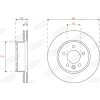 BERAL Bremsscheibe BCR382A für 2N0615301A