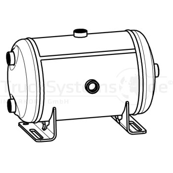 FRAUENTHAL Luftbehälter ø206x370mm 10l Stahl...