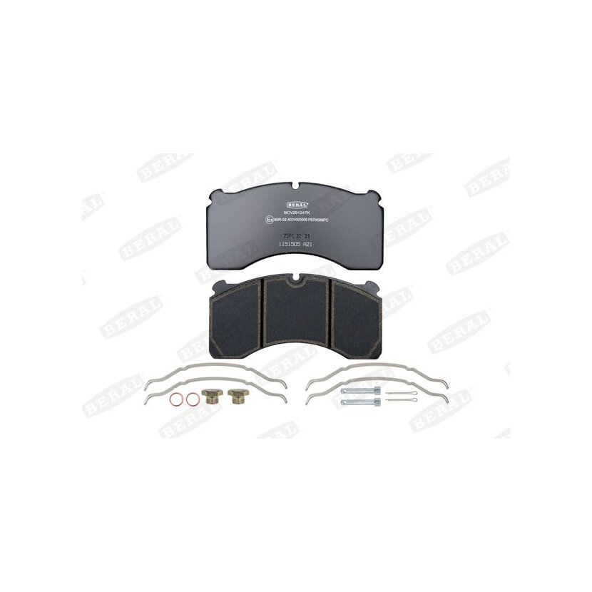 BERAL Bremsbelagsatz, Scheibenbremse BCV29124TK für 15224835T400