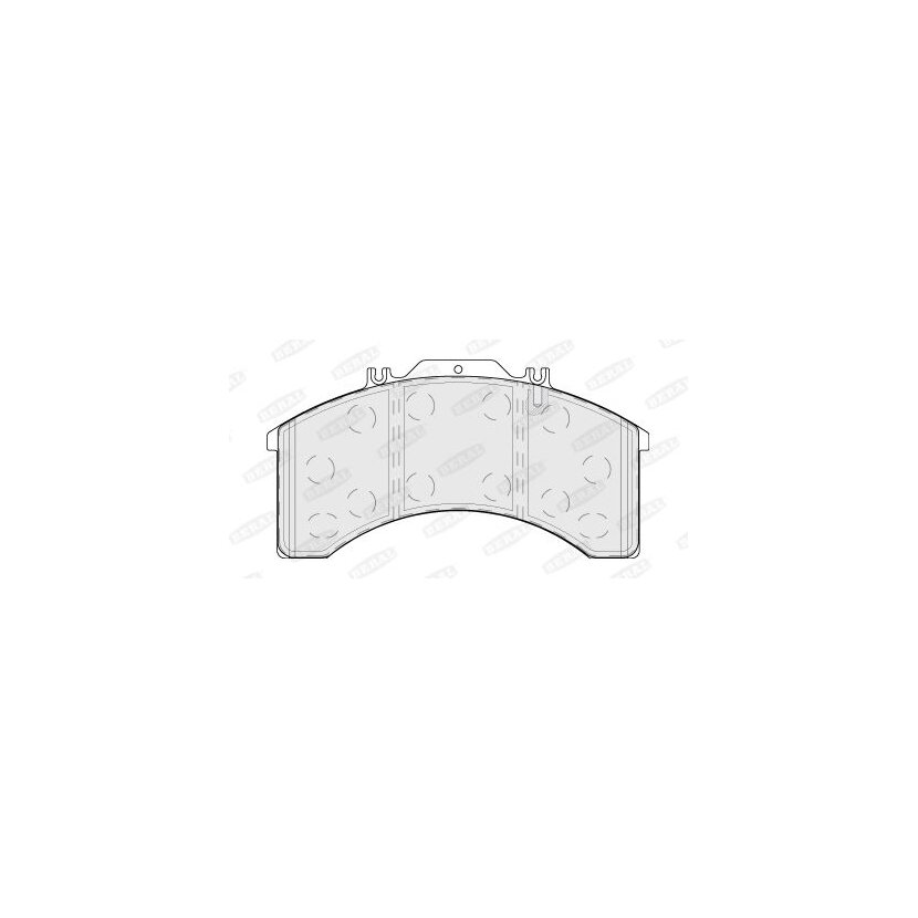 BERAL Bremsbelagsatz, Scheibenbremse BCV29011T für 190 6191