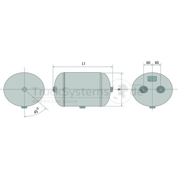 FRAUENTHAL Luftbehälter ø246x362mm 15l Stahl...