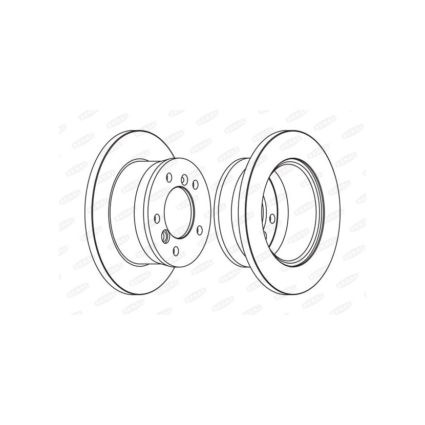 BERAL Bremsscheibe BCR229A für 2D0 615 601 A