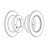 BERAL Bremsscheibe BCR229A für 2D0 615 601 A