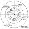 BERAL Bremsscheibe BCR229A für 2D0 615 601 A