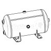 FRAUENTHAL Luftbehälter ø246x503mm 20l Stahl Kon.  - 208315