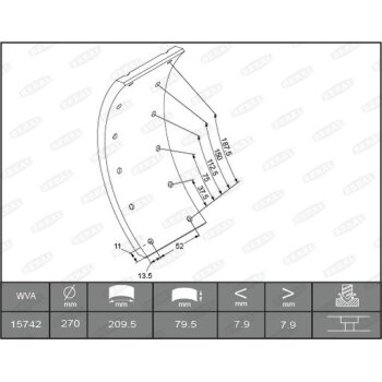 BERAL Bremsbelagsatz, Trommelbremse KBL15030.0-1561 -...
