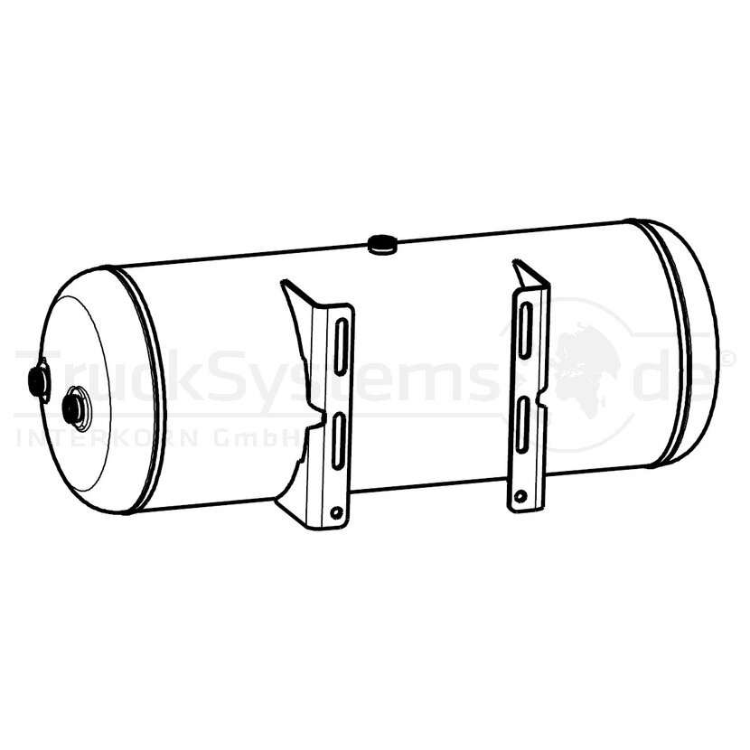 FRAUENTHAL Luftbehälter ø310x893mm 60l Stahl Kon.  - 208310