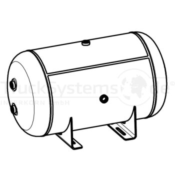 FRAUENTHAL Luftbehälter ø396x750mm 80l ALU...