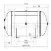 FRAUENTHAL Luftbehälter ø396x915mm 100l Stahl Kon  - 076.519-00A - 4044407326468 - 07651900A