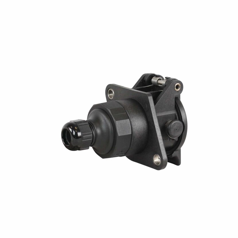 ELKATEC ABS-EBS-Steckdose 7-polig Kabel 10-14mm  - 00046