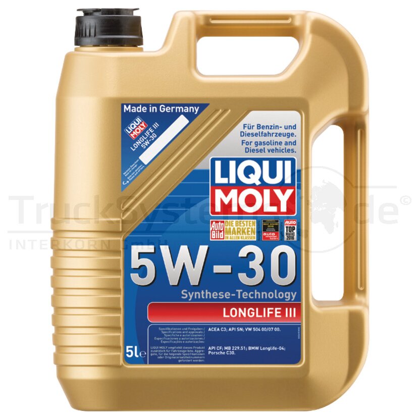 LIQUI MOLY Motoröl Longlife III 5W-30 5l  - 20647