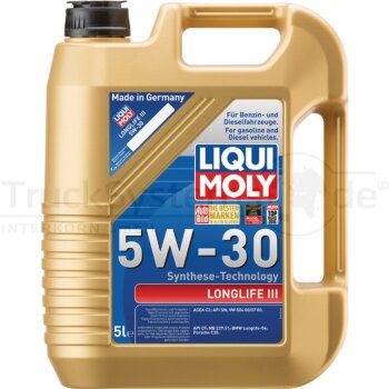 LIQUI MOLY Motoröl Longlife III 5W-30 5l  - 20647