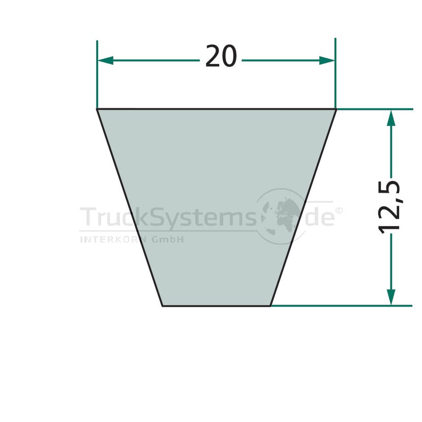 OPTIBELT Keilriemen  - 20 X 1400 - 20X1400