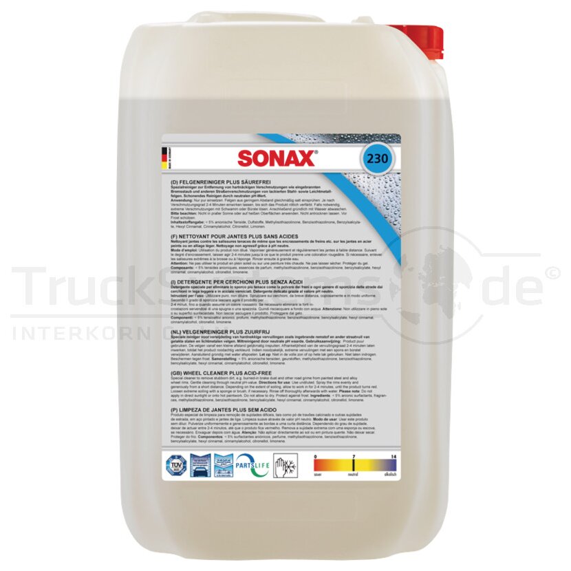 SONAX FelgenReiniger Plus*(säurefrei) 25l  - 02307050