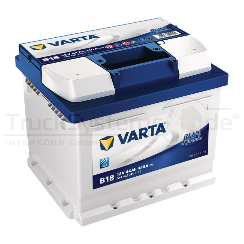 VARTA Batterie BLUE Dynamic B18 5444020443132  - 23323207 - 5444020443132