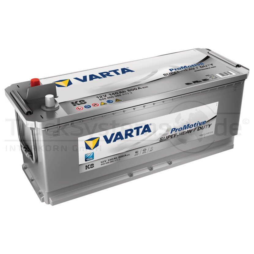 VARTA Starterbatterie PROmotive 12V 140Ah SHD 640400080A722 800A
