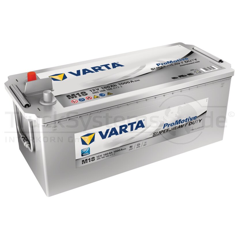 VARTA Starterbatterie ProMotive Silv 12V 180Ah  - 23325467 - 4016987128824