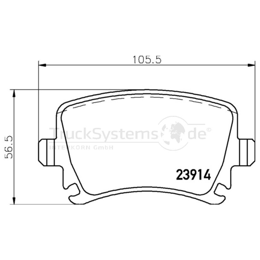 ZIMMERMANN Scheibenbremsbelagsatz PKW  - 23914.170.2 - 239141702