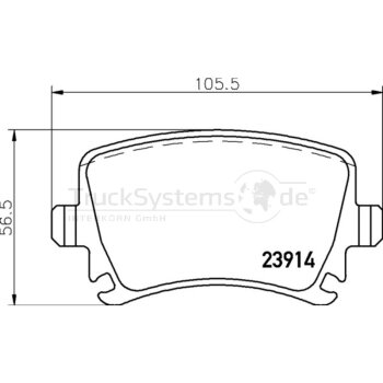 ZIMMERMANN Scheibenbremsbelagsatz PKW  - 23914.170.2 -...