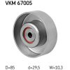 SKF Umlenk-/Führungsrolle, Keilrippenriemen VKM 67005 - VKM67005 für 16603-23020