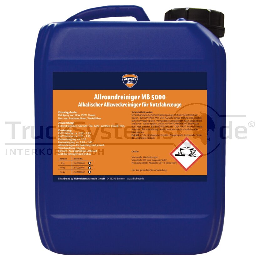 Allzweckreiniger MB5000 30 kg  - 2510000002 - ZPR0 1000548821000