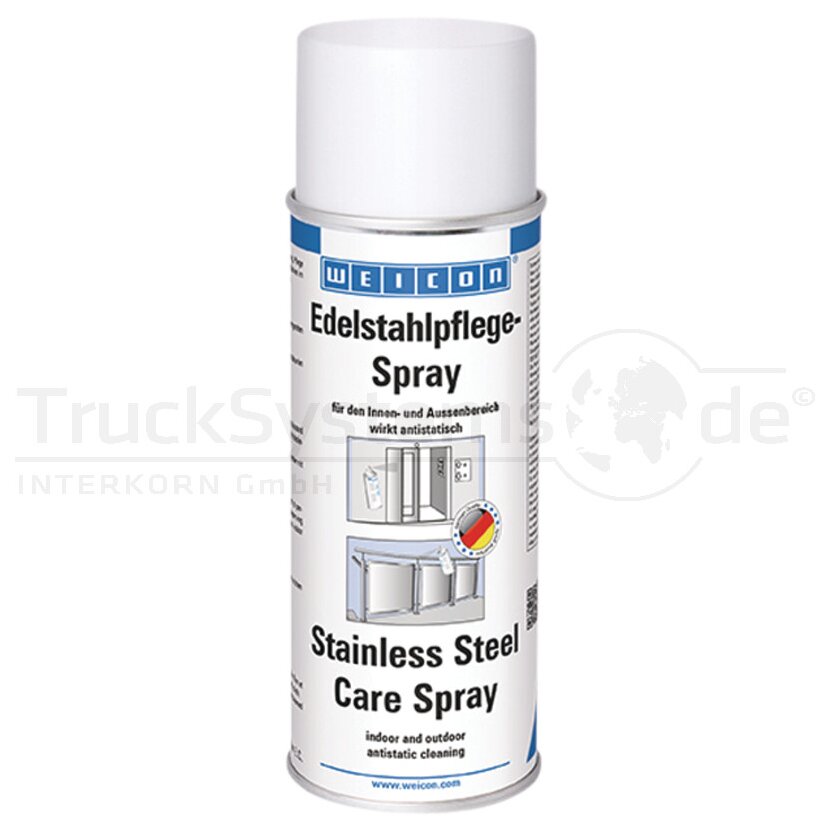 WEICON Edelstahlpflege - Spray 400ml  - 11590400 - 4024596015046