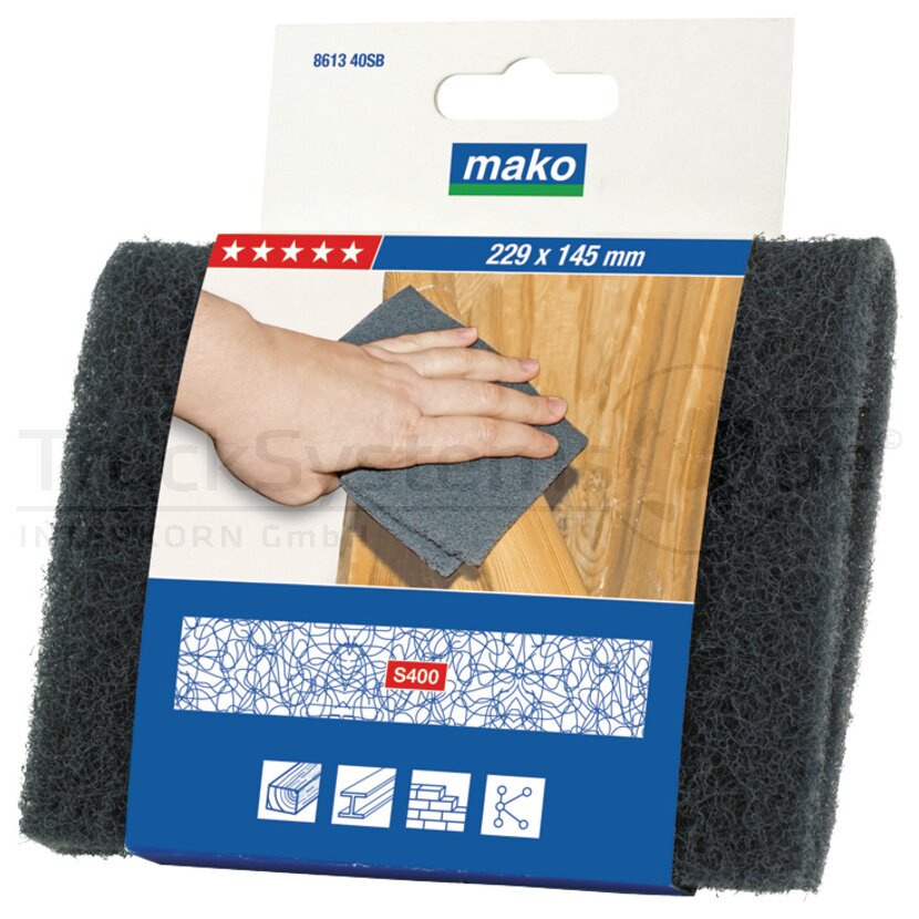 MAKO Schleif-Vlies 145x229mm S400 8613 40SB  - 861340SB