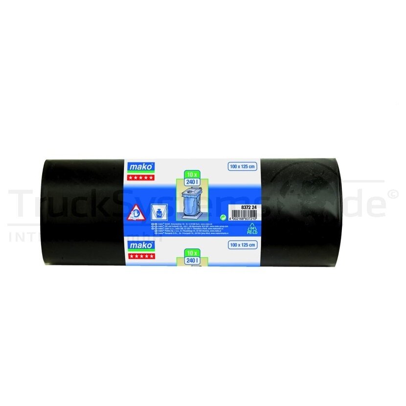 MAKO Müllsäcke 240 L 10 Stück 8372 24  - 4002168837210 - 837224