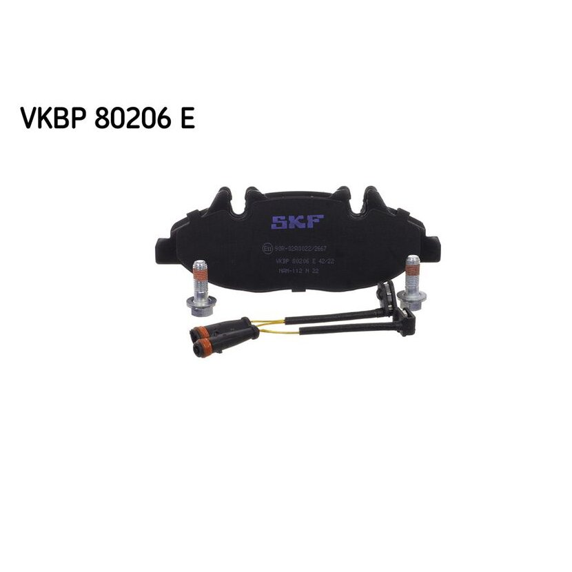 SKF Bremsbelagsatz, Scheibenbremse VKBP 80206 E - VKBP80206E für 000 421 6110