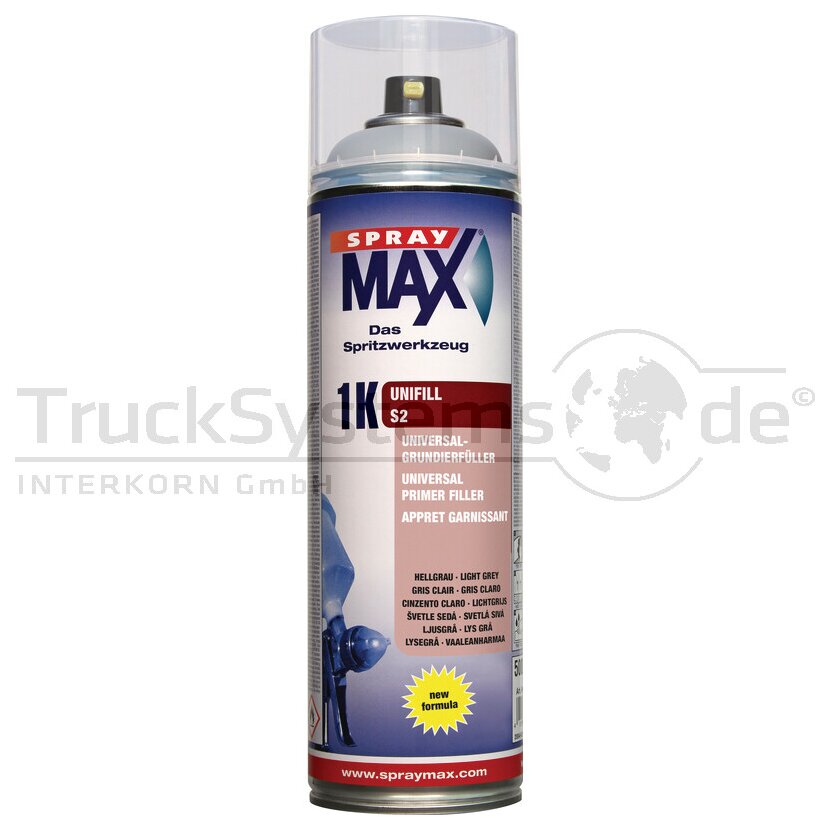 SPRAYMAX 1K Unifill S2 hellgrau Spraymax 500ml  - 680 410 - 4015962888418 - 680410