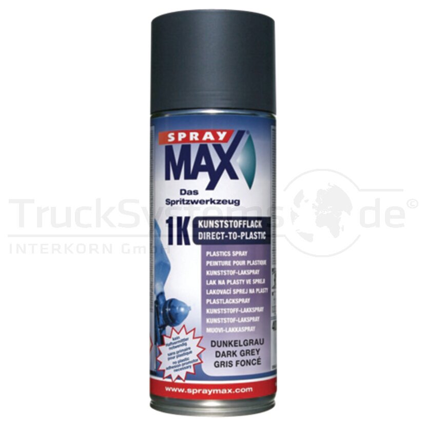 SPRAYMAX 1K DTP-Kunststofflack Dunkelgrau 400 ml  - 680 044 - 4015962888890 - 680044