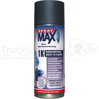 SPRAYMAX 1K DTP-Kunststofflack Schwarz 400 ml  - 680 046...
